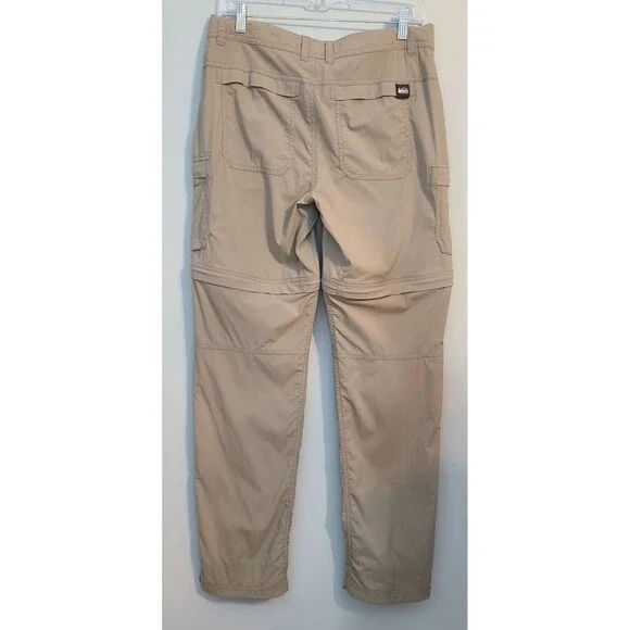 REI Co-op Sahara Pants Womens 8 Zip Off Convertible Hiking Nylon Outdoor SPF 50+ - Picture 2 of 12